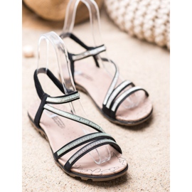 Camo Mukavat Slip On Sandaalit musta 1