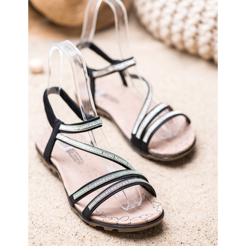 Camo Mukavat Slip On Sandaalit musta 1