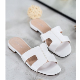 SHELOVET Klassiset Eco -nahkatossut valkoinen 1