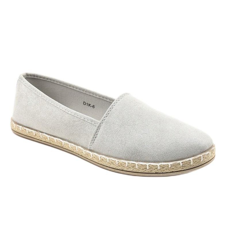 Harmaat liukuvat espadrillit D1K-6 1