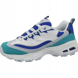 Skechers D'Lites Second Chance W 13146-WBL valkoinen sininen monivärinen 1