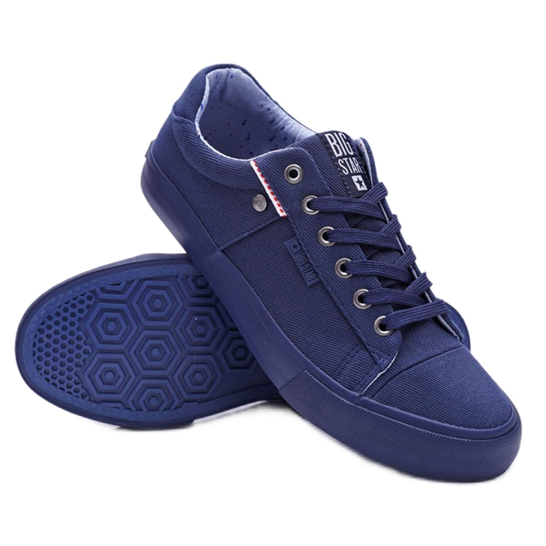 Miesten lenkkarit Big Star Navy Blue AA174094 tummansininen 2