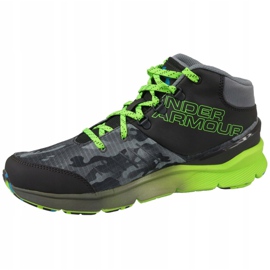 Under Armour Bgs Overdrive Mid K Jr 1266381-019 harmaa vihreä 1