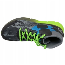 Under Armour Bgs Overdrive Mid K Jr 1266381-019 harmaa vihreä 2