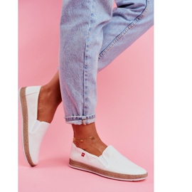 Naisten Espadrilles Big Star Slip-on White FF276038 valkoinen 2