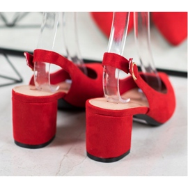 Seastar Avokkaat korotetut pumput punainen 1