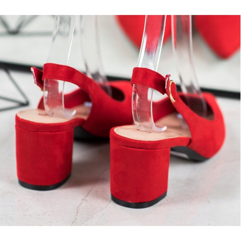 Seastar Avokkaat korotetut pumput punainen 1