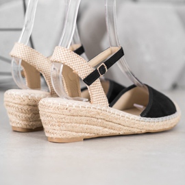 Best Shoes Mustat Espadrilles -sandaalit 2