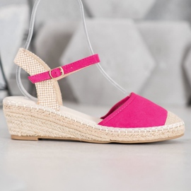 Best Shoes Espadrilles vaaleanpunaiset sandaalit vaaleanpunainen 2