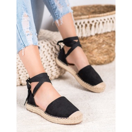 Seastar Sidotut mustat espadrillit 2 Seastar Sidotut mustat espadrillit 2