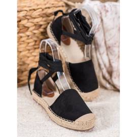 Seastar Sidotut mustat espadrillit 1