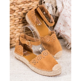 Seastar Espadrillit, joissa on avoin kuvio ruskea 1