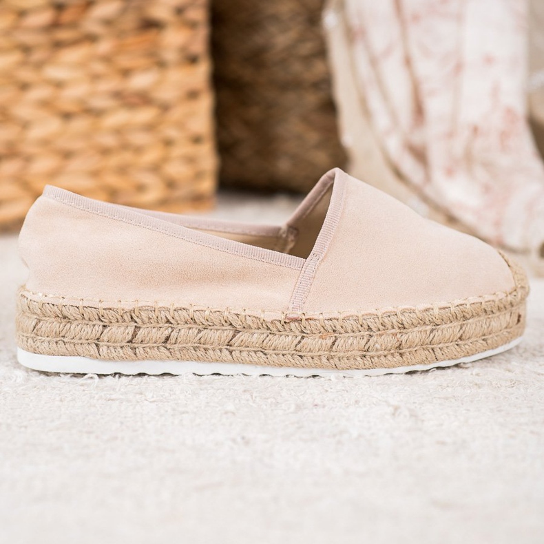 Seastar Beige mokkanahkaiset espadrillit 2
