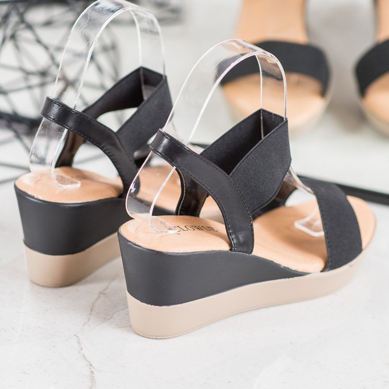 Clowse Kevyt Slip-On sandaalit musta 1