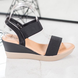 Clowse Kevyt Slip-On sandaalit musta 2