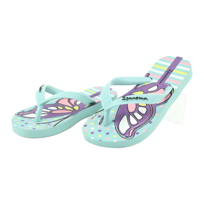 Varvastossut perhonen Ipanema Temas KIDS 82773 violetti vihreä 2