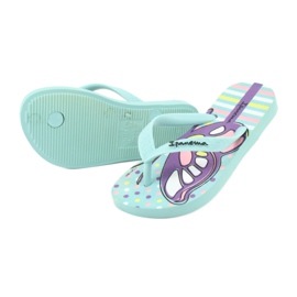 Varvastossut perhonen Ipanema Temas KIDS 82773 violetti vihreä 3