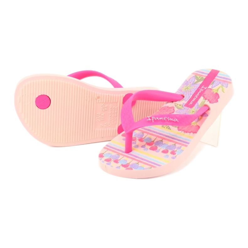 Ipanema Tyttöjen flip flops vaaleanpunainen neon 82773 3