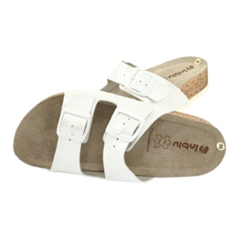 Naisten tossut valkoinen helmi Inblu NM019 monivärinen 4