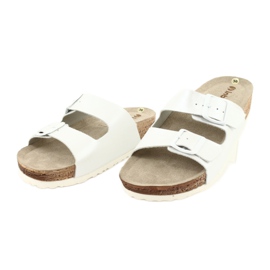 Naisten tossut valkoinen helmi Inblu NM019 monivärinen 2