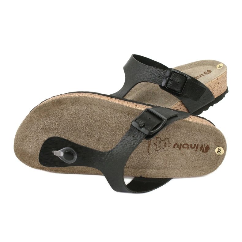 Profylaktiset naisten Inblu NM020 -tossut musta 4