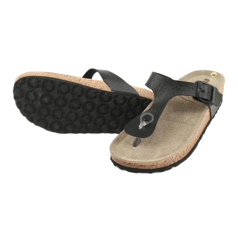 Profylaktiset naisten Inblu NM020 -tossut musta 3