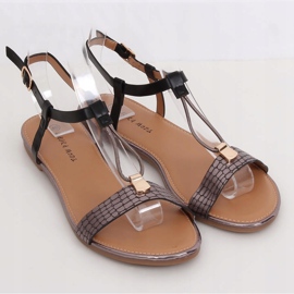 Mustat naisten sandaalit WL014 Musta 1