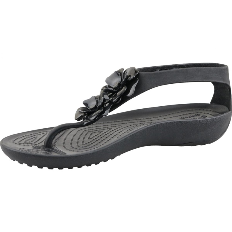 Crocs Serena Embellish Flip W 205600-060 musta vaaleanpunainen 1