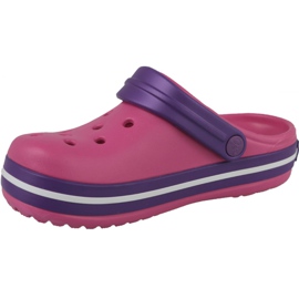 Crocs Crocband Clog Jr 204537-600 violetti vaaleanpunainen 1