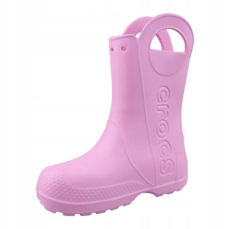 Crocs Handle It Rain Boot Kids Jr 12803-6I2 vaaleanpunainen 1