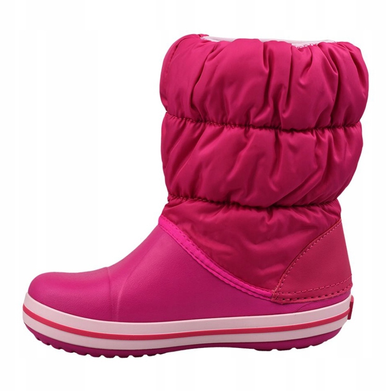 Crocs Winter Puff Boot Jr 14613-6X0 musta vaaleanpunainen 1