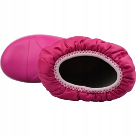 Crocs Winter Puff Boot Jr 14613-6X0 musta vaaleanpunainen 2