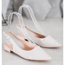 Seastar Kiiltonahkapumput paljaalla kantapäällä harmaa 1