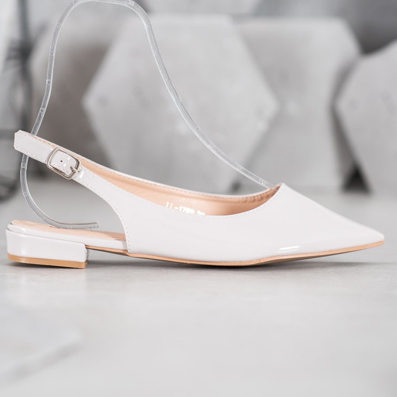 Seastar Kiiltonahkapumput paljaalla kantapäällä harmaa 2