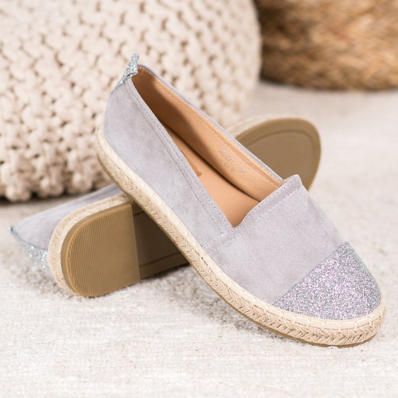 Seastar Espadrillit glitterillä harmaa 1
