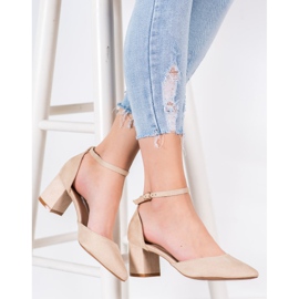 SHELOVET Klassiset pumput soljella ruskea 1