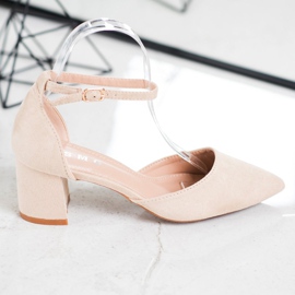 SHELOVET Klassiset pumput soljella ruskea 2