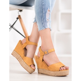 Clowse Keltaiset sandaalit korkokengissä keltainen 1