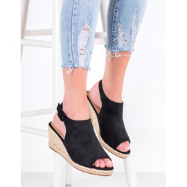 SHELOVET Suljetut mustat sandaalit 2