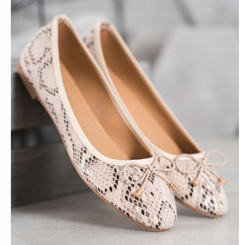 Seastar Ekonahkaiset ballerinat beige 1