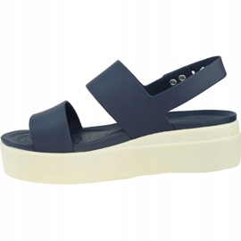 Crocs Brooklyn Low Wedge 206453-46K tummansininen 1