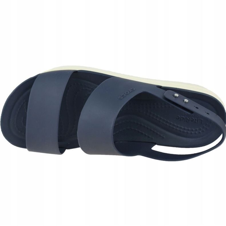 Crocs Brooklyn Low Wedge 206453-46K tummansininen 2