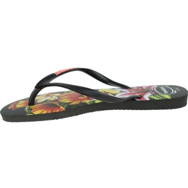 Havaianas Slim Summer Varvastossut 4129848-1069 musta monivärinen 1