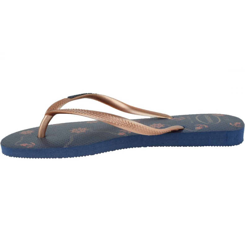 Havaianas Slim Nautial 4137125-1754 varvastossut violetti laivastonsininen 1