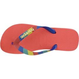Havaianas Hav Top Verano Varvastossut Wmn 4144660-6024 tummansininen vaaleanpunainen monivärinen 2