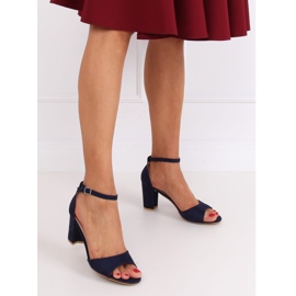 Tummansiniset korkokengät 88-395 Sininen laivastonsininen 1