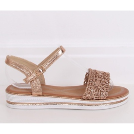Champagne naisten sandaalit 35-197 Champagne vaaleanpunainen 1