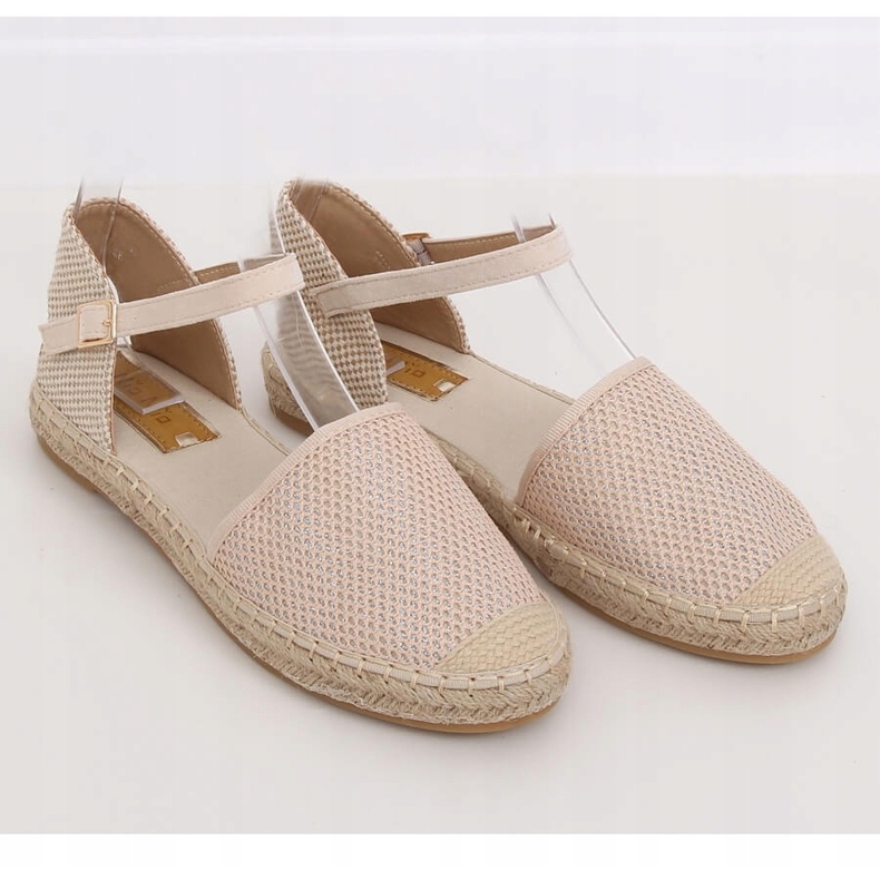 Beige espadrillit naisille MB-64119 Beige 1