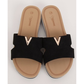 Mustat naisten mustat tohvelit G-5035 Musta 2