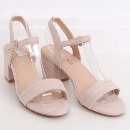 Beige korkokengät sandaalit 99-61A Beige 1